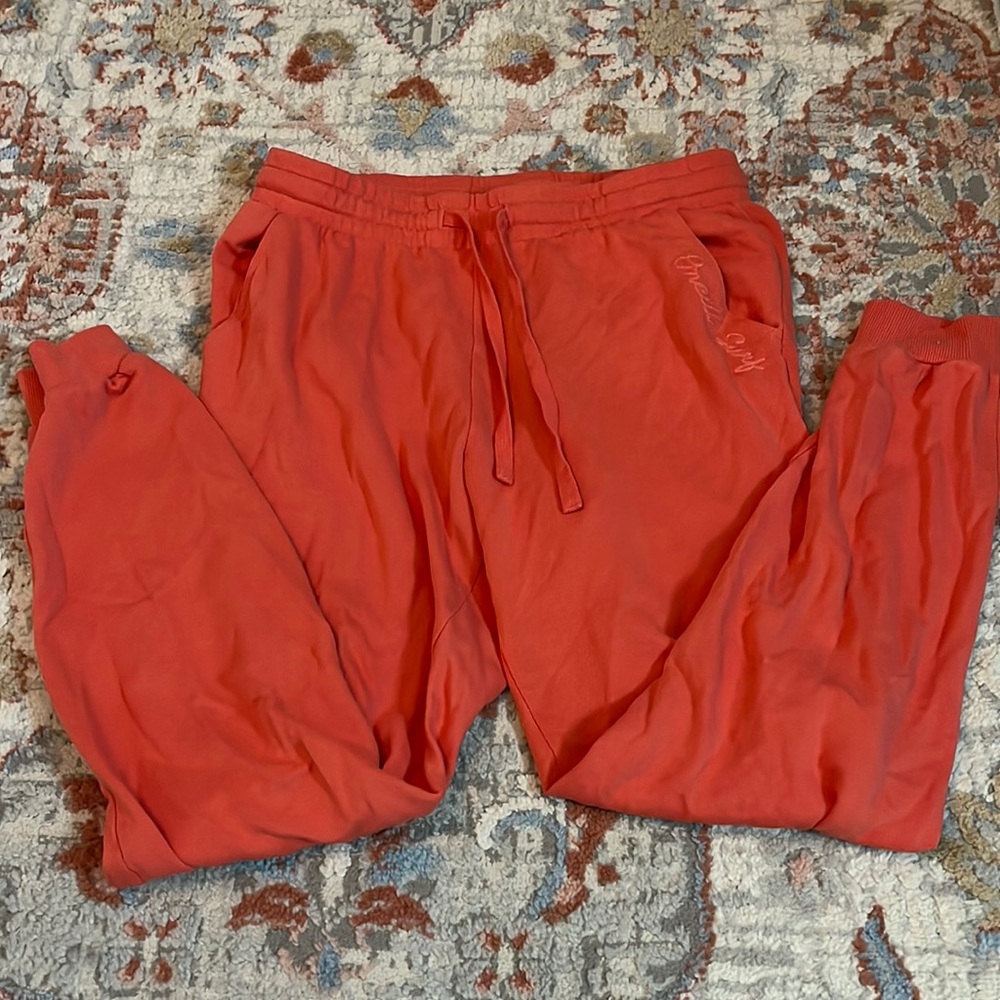 Coral soft sweatpants